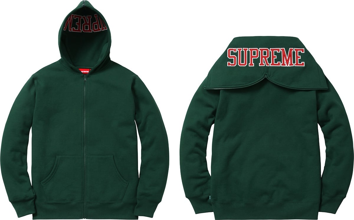 Split Hood Zip Up Sweat view 2